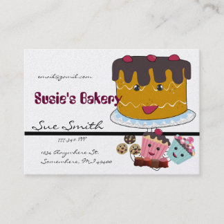 Tarjeta de visita de panadería -