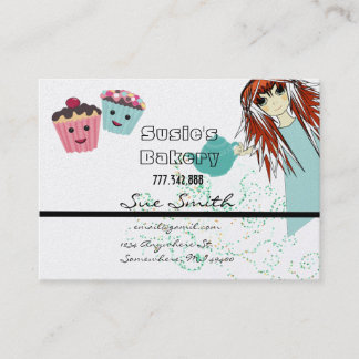 Tarjeta de visita de panadería