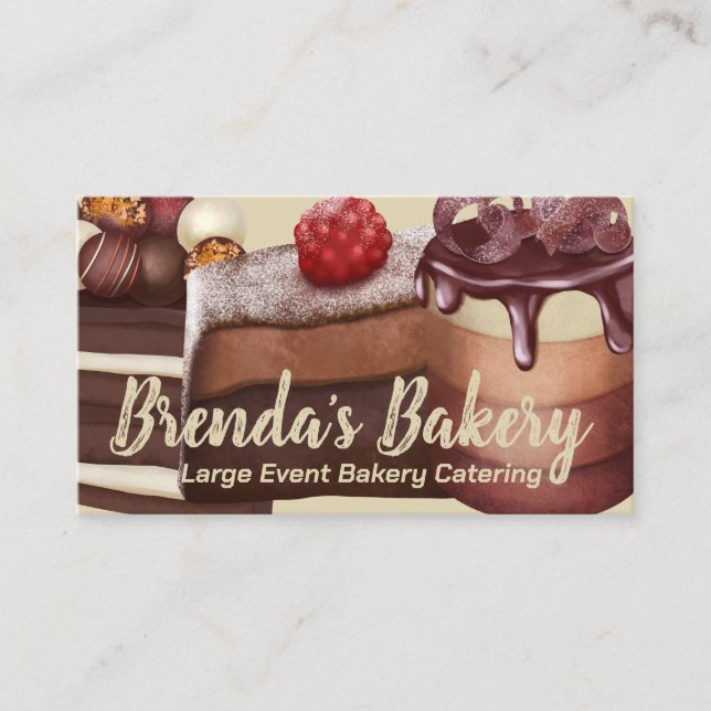 Tarjeta de visita de panadería (Anverso)