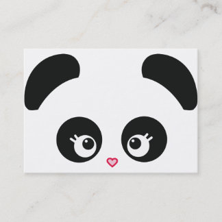 Tarjeta de visita de Panda® del amor