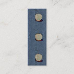 tarjeta de visita de papel de la cereza