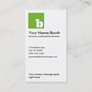 Tarjeta de visita de papel vertical excepcional