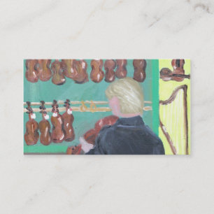 TARJETA DE VISITA DE PARÍS DE LA TIENDA DEL VIOL