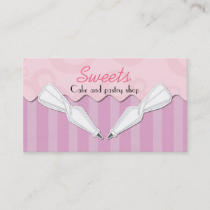 Tarjeta de visita de Pastry Shop