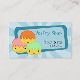 Tarjeta de visita de Pastry Shop