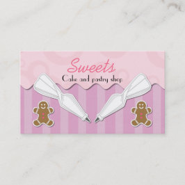 Tarjeta de visita de Pastry Shop