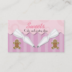 Tarjeta de visita de Pastry Shop