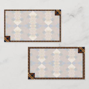 Tarjeta de visita de patrón sudoeste