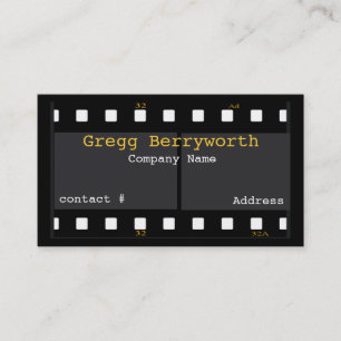 Tarjeta de visita de película