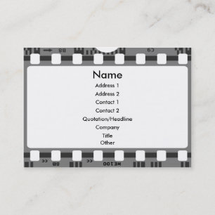 tarjeta de visita de película