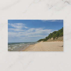 Tarjeta de visita de personalizable Lake Michigan