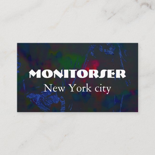 Tarjeta de visita de personalizable | Moderno (Anverso)