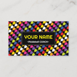 Tarjeta De Visita 💚 de personalizable ❤️ 💛 💙 palas diagonales de