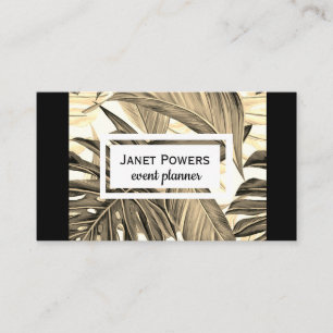 tarjeta de visita de personalizado de arte hoja mo