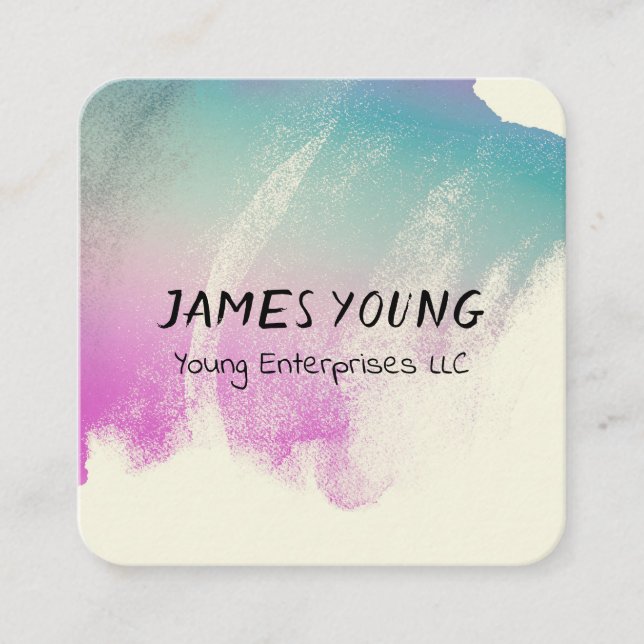 tarjeta de visita de personalizado de diseño de ac (Anverso)