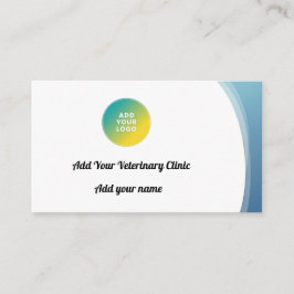 Tarjeta de visita de personalizado de la clínica v