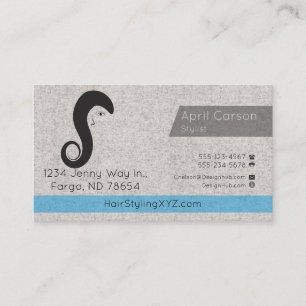 Tarjeta de visita de Personalizado Hair Stylist St