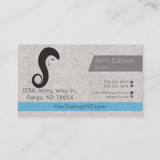 Tarjeta de visita de Personalizado Hair Stylist St