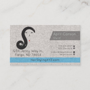 Tarjeta de visita de Personalizado Hair Stylist St