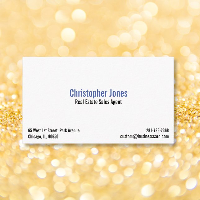 Tarjeta de visita de Personalizado para profesiona (Self-employed Professionals Custom Business Card)
