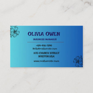 Tarjeta de visita de personalizado | Profesional y