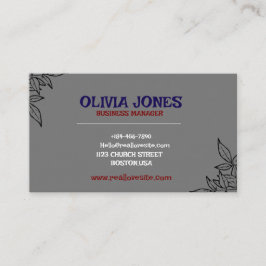 Tarjeta de visita de personalizado | Profesional y