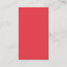 Tarjeta de visita de Personalizado rojo de tomate