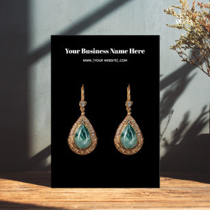 Tarjeta de visita de Personalizado simple negro