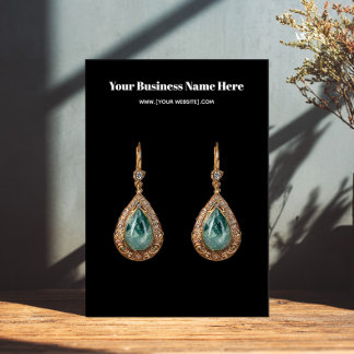 Tarjeta de visita de Personalizado simple negro