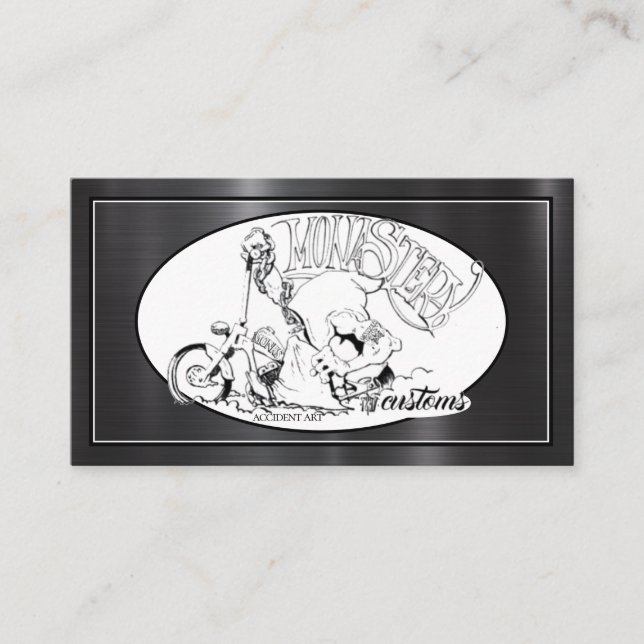 Tarjeta de visita de Personalizados de monasterio (Anverso)