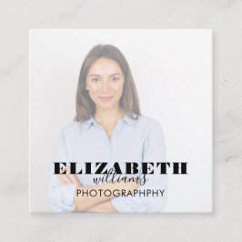 Tarjeta de visita de Photo Square