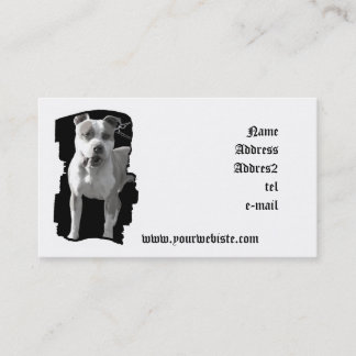 Tarjeta de visita de Pitbull