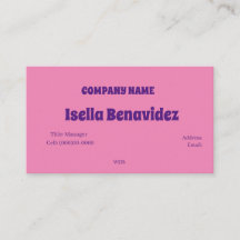 TARJETA DE VISITA DE PLANTILLA BÁSICA