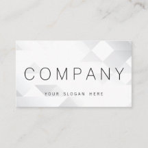 Tarjeta de visita de plata gris luminosa