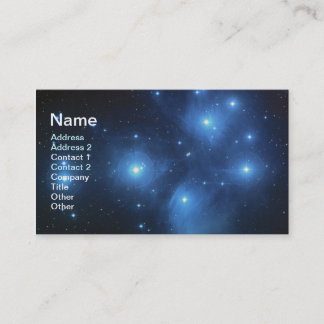 Tarjeta de visita de Pleiades