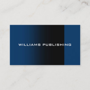 Tarjeta de visita de publicación de "Williams"