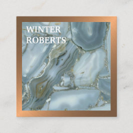 Tarjeta de visita de purpurina de de moda de lujo