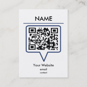 Tarjeta de visita de QR