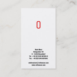 Tarjeta De Visita De rayas