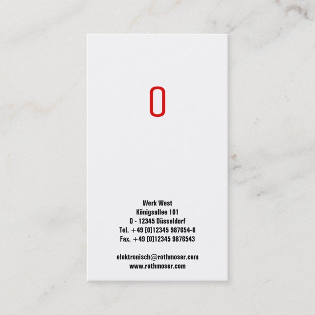 Tarjeta De Visita De rayas (Anverso)