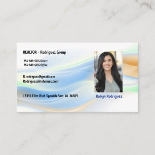 Tarjeta de visita de Realtor genérico