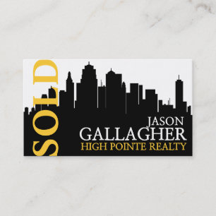 Tarjeta de visita de Realtor Inmobiliario Moderno