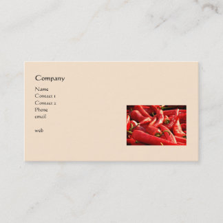 Tarjeta de visita de Red Hot Chili Peppers