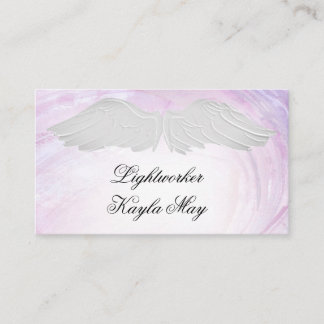 Tarjeta de visita de Reiki de luz espiritual de es