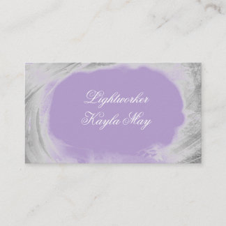 Tarjeta de visita de Reiki Espiritual de Luz de Pl