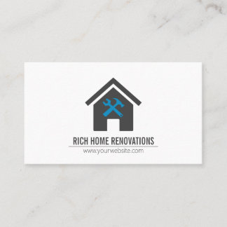 Tarjeta de visita de renovación de hogar