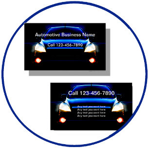 Tarjeta de visita de reparación automática de Guay