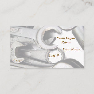 Tarjeta de visita de reparación de automóviles/mot