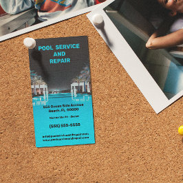 Tarjeta de visita de reparación y servicio de grup