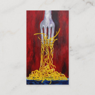 tarjeta de visita de restaurante